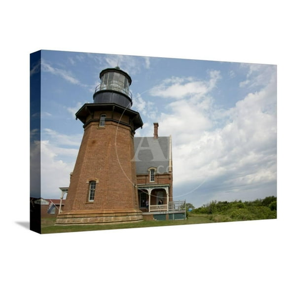 USA, Rhode Island, Block Island, Mohegan Bluffs, Southeast Lighthouse, Stretched Canvas Wall Art by Cindy Miller Hopkins Sold by Art.Com