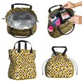 thumbnail image 2 of Sunflower Drawstring Lunch Bag Women - Drawstring Lunch Bag Insulated for Work Office - Stain-Resistant Large Lunchbags for Women with Multi-Pockets, 2 of 6