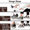 thumbnail image 4 of Handle for Seniors, Extended Foot Shoe Funnel, Shoe Assist Device for Sneakers, for Soft Shoes, 4 of 5