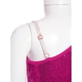thumbnail image 6 of YONGHS Kids Girls One Shoulder Crop Top with Metallic Harem Pants Hip Hop Ballet Dance Outfits Hot Pink 12, 6 of 7