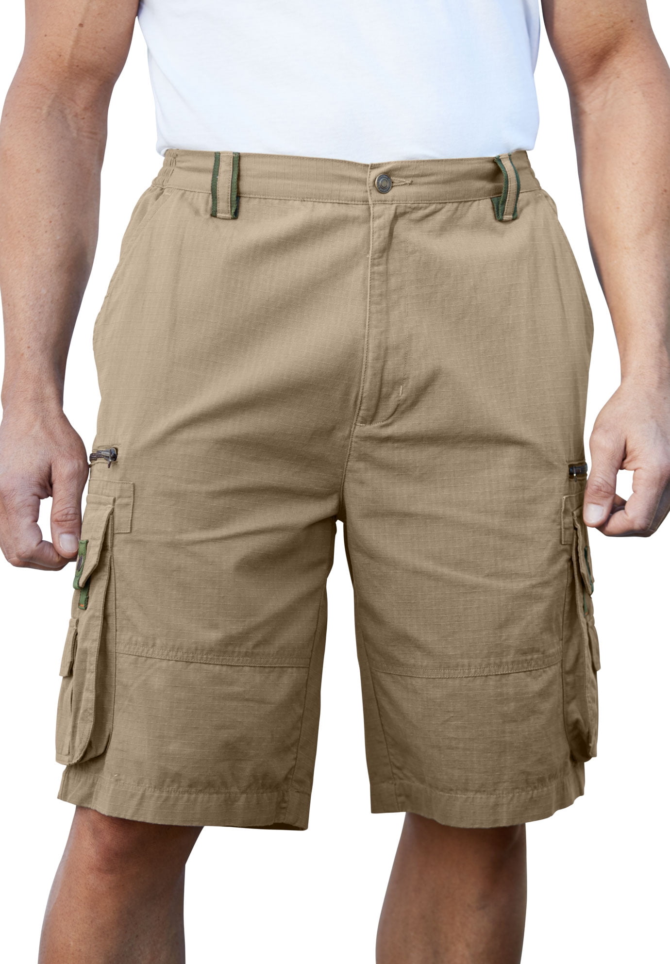 Boulder Creek By Kingsize Men's Big & Tall Ripstop Cargo Shorts