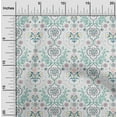 thumbnail image 2 of oneOone Polyester Lycra Teal Green Fabric Block Sewing Craft Projects Fabric Prints By Yard 56 Inch Wide, 2 of 5