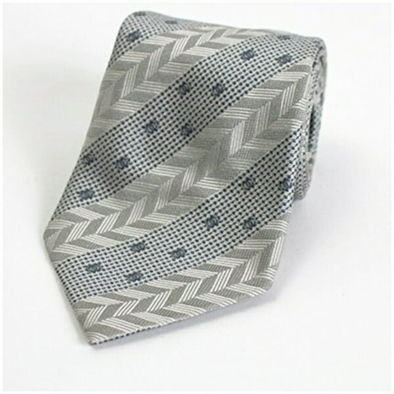 Pre-Owned CHANEL Silk Tie Stripe Men's