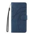 thumbnail image 5 of Compatible with iPhone 13 Wallet Case, Protective Vintage Premium PU Leather Flip with Card Holders Kickstand & Wrist Strap Folio Case Cover for Men Women for iPhone 13, Darkblue, 5 of 10