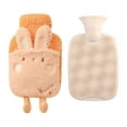 thumbnail image 2 of Xihbxyly Bolsa de Agua Caliente, Suave Funda de Forro Polar, Calidez Confortable, Alivio Del Dolor, Terapia de Calor y Frío, Ecológica, Calor Relajante, Regalo Ideal, Capacidad de 1 L, Tamaño 25,5 X, 2 of 3