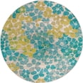 thumbnail image 2 of Rugs.com Azalea Collection Rug – 5 Ft Round Blue Medium Rug Perfect For Kitchens, Dining Rooms, 2 of 6