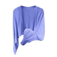 thumbnail image 2 of Qzwdhjm Womens Crochet Cover Ups for Swimwear Long Sleeve Knit Cardigan Hollow Out Lightweight Swimsuits Cover Ups Flowy Loungewear Cardigans, 2 of 3
