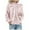 Pink, variant on UJNDER Women's Autumn Winter Knitwear Thick Cable Turtleneck Sweater Warm Cozy Pullover Turtleneck Sweater Women Light Blue XXXXL