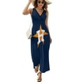 thumbnail image 3 of Astro-City Sleeveless Dress Women's long dress birthday dress for women sensual sexy dress for women, 3 of 7