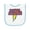 White and Light Blue, variant on Inktastic These Fools Put My Cape on Backwards&reg; Superhero Baby Terry Cloth Bib
