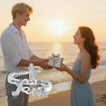 thumbnail image 6 of Diamond Cross Ring Faith Ring for Women 925 Sterling Silver Faith Cross Wrap Rings Lab Grown Diamond Christian Jewelry for Mom Wife, 6 of 6