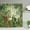 173-CY, variant on Palm Tree Forest Shower Curtains Tropical Plant Rainforest Landscape Beach Scenery Fabric Bathroom Decor Bath Courtain With Hook