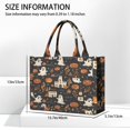 thumbnail image 3 of Large Capacity Tote Bag,Autumn Halloween Scene Pattern Handbag Fashion Luxury Tote Bag,15.7"x13"x 5.1" Inches,Laptop Compatible, 3 of 6