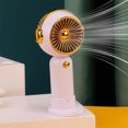 thumbnail image 4 of Fiudx Ofertas relámpago Ventilador portátil Ventilador de mano de tres velocidades Regalo para niños Lindo ventilador Adecuado para regalo de mujer Ventilador USB Larga vida útil Gran volumen de vien, 4 of 7