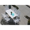 thumbnail image 3 of Vifah Bradley 7 Piece Patio Dining Set in White, 3 of 6