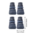 thumbnail image 2 of CSStudio 4 Pack Non Slip Dog Socks with Adjustable Straps, Waterproof Rubber Bottom Pet Paw Protector Booties, Anti Licking Traction Shoes for Indoor Floor & Light Outdoor Walks, 2 of 5