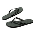 thumbnail image 4 of Pandaie Men's Flip Flops with Arch Support Yoga Mat Walking Thong Sandals Comfortable Slip on Slides Shower Shoes Indoor Outdoor Black Size 8.5, 4 of 6