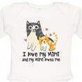 thumbnail image 4 of Inktastic I Love My Mimi Loves Me Cat Boys or Girls Long Sleeve Baby Bodysuit, 4 of 5