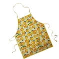 thumbnail image 4 of GUOOL 2X Printed Apron Cotton Fruit Pattern Apron for Unisex Lemon, 4 of 9