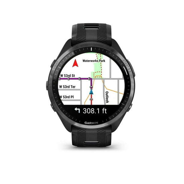 Garmin Forerunner® 965 GPS Smartwatch - Titanium Bezel with
