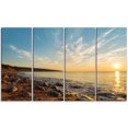 thumbnail image 2 of Ocean Shore au Lever du Soleil avec Rochers - Uvre d'Art Moderne sur Toile, 2 of 3