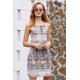 thumbnail image 4 of ABPHQTO Vestido de mujer con estilo bohemio con estampado en la parte delantera y abertura en la cerradura, 4 of 5