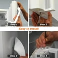 thumbnail image 5 of 5304486359 5304506469 Refrigerator Door Handle Slope Right 1 Pack Fit for Frigidaire Refrigerator FFTR1814QW4A FFTR1821QW0 FFTR1821QW1 LFTR1814LWK- Replaces 5304504507 242059501 242059504, 5 of 6