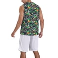 thumbnail image 2 of Sikiie Dinosaur Plays Soccer Basketball Jersey Reversible Men's Mesh Athletic Sports Shirts Training Practice S-4XLX-Large, 2 of 6