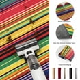 thumbnail image 6 of Area Rug 4x6ft, Vintage Mexico Colorful Stripe Washable Rugs for Living Room Bedroom, Abstract Ombre Rainbow Pattern Soft Non-slip Area Rugs Rectangle Floor Carpet for Dining Room, 6 of 9