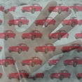 thumbnail image 3 of Cars Tulle Curtains with Rod Pocket, Vintage Red Vehicles Retro Sports Cars from Sixties Fifties Driving Speeding, Sheer Drape for Wedding Party 2 Panels, 7 Sizes, Pink Slate Blue, by Ambesonne, 3 of 3