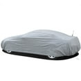 thumbnail image 3 of Weatherproof PEVA Car Protective Cover With Reflective Light Silver Gray M, 3 of 6