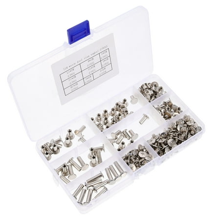 220 Pcs Nuts Ledger Lock Screw Binding Posts Bookbinding Screws