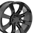 thumbnail image 5 of OE Wheels CA82 22 Inch Rims Fit Escalade Style 6x139.7 22x9 Gloss Black - Hollander 5409 (Set of 4), 5 of 5
