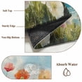 thumbnail image 4 of Rectangle Rug 2x3ft Area Rug,Spring Poppy Watercolor Flower Area Rugs for Living Room Bedroom,Beach Scene Oil Painting Art Floor Mat Non-Slip Non-Shedding Carpet Indoor Accent Rugs, 4 of 9
