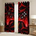 thumbnail image 2 of Manfei Gamer Gaming Blackout Curtains Set of 2 (52x84 Each),Modern Video Game Window Curtains,Red Cartoon Gamepad Curtains and Drapes For Kid Boy,Lightweight Room Decorative, 2 of 6
