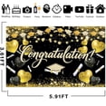thumbnail image 2 of Congratulations Decorations Banner Graduation Backdrop Party Supplies Class of 2026 Congrats Grad Indoor Outdoor Photo Booth Backdrops Decor 5.91x3.61ft for High School College, 2 of 5