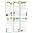 thumbnail image 1 of Inkdotpot Pack of 6 Funny Magnetic Dry Erase List For Fridge, Wipe Clean w/ NoStain, Quick Notes Shopping & Grocery List Whiteboard for Fridge, 8.75" x 3.8"(House Plants), 1 of 6