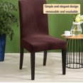 thumbnail image 4 of Cubierta de silla de oficina Funda protectora anti-arrugas Estilo simple El Four Seasons Multicolor Stretch Slight Funda para el Hotel Brown sidaley HA012481-02, 4 of 6