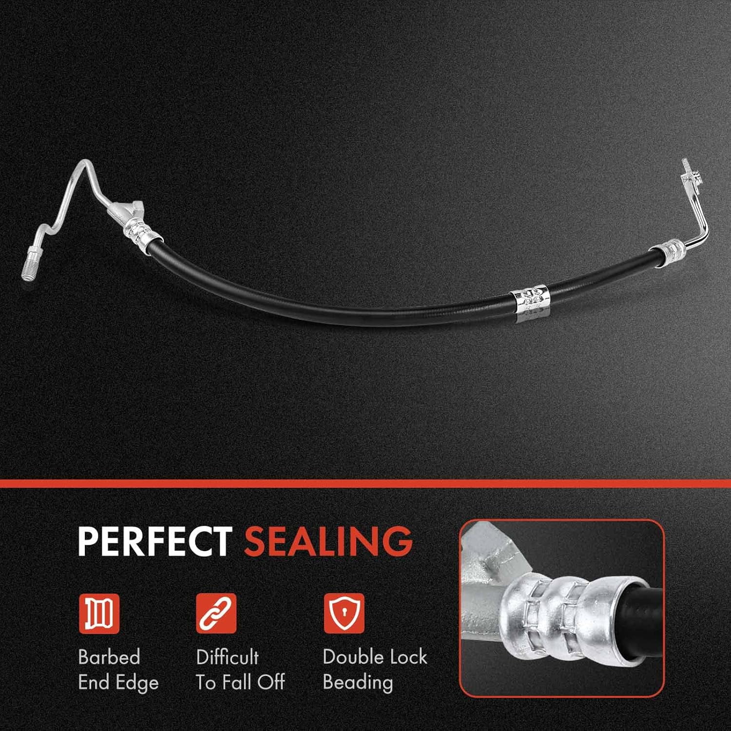 A-Premium Power Steering Return Line Hose Assembly Compatible with Subaru Impreza 2008-2011 H4 2.5L From Gear