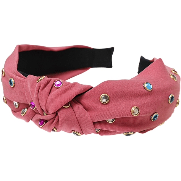 Diademas de moda para mujer, diadema con nudo cruzado, accesorios para el cabello con lazo
