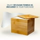 thumbnail image 4 of Caja de bambú con toallas, toalla desechable y jabón facial CLEAN SKIN CLUB, 4 of 9