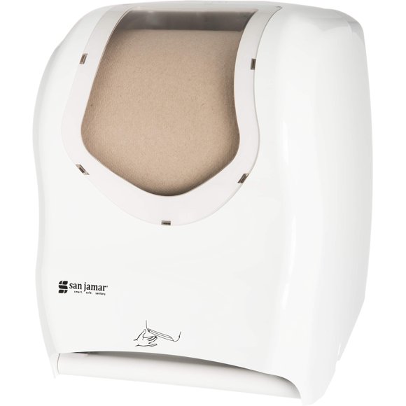 San Jamar T1470WHcL Système Intelligent avec Capteur IQ Blanc Clair