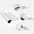 thumbnail image 3 of 2X Wall Sticker Decor Soft Magnetic Whiteboard Magnets Erasable Writing Board Magnet Office Marker Blackboard Stickers,white, 3 of 8