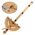 thumbnail image 2 of 2Pcs Table Saw Miter Gauge with Aluminum Miter Bar, Standard Slot 3/4'' x 3/8'', Angle Stops Miter ,High Precision, 2 of 7