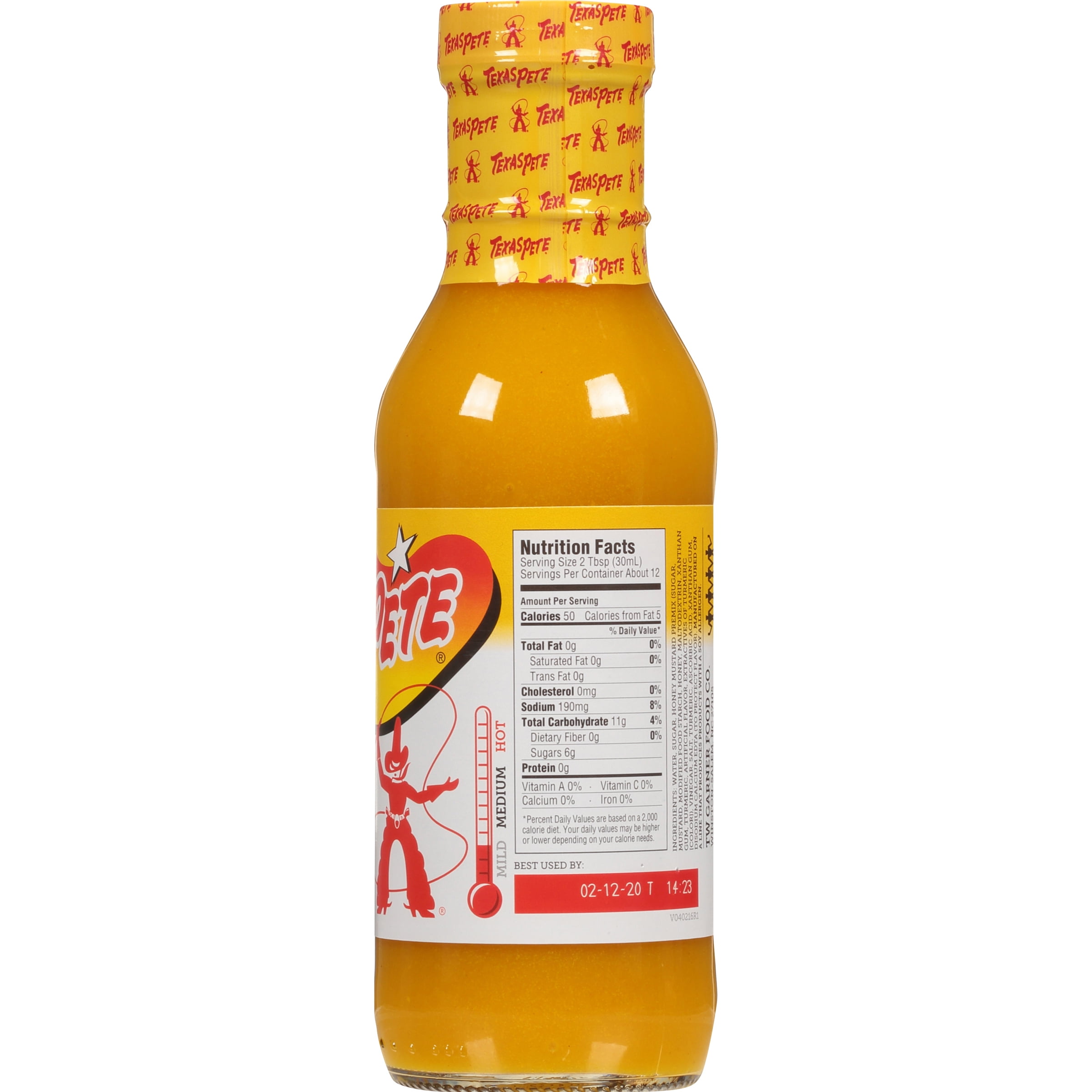 Texas Pete Honey Mustard Sauce, 12 fl oz