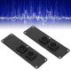 thumbnail image 1 of Placa De Metal Para Altavoz, Placa De Conector Doble Para Altavoz Con 2 Conectores De Cañón Para Altavoz De 6 A 18 Pulgadas, 1 of 7
