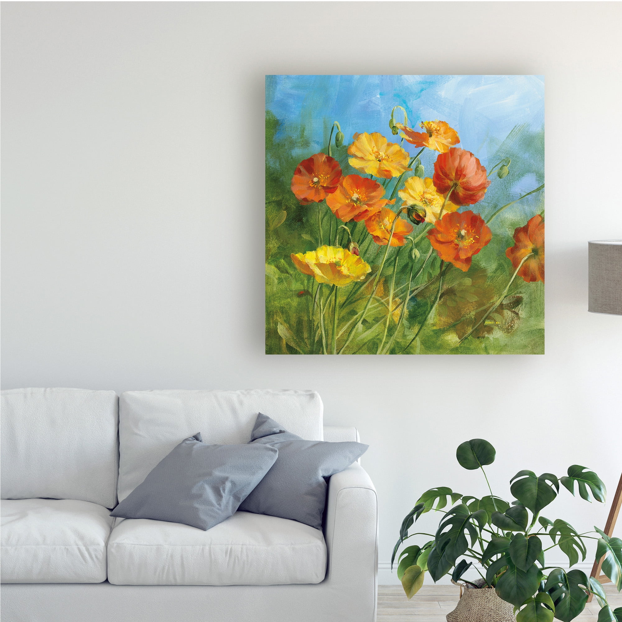 Trademark Fine Art 'Summer Field IV' Canvas Art by Danhui Nai