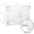 thumbnail image 5 of Olde Midway 3-Tier Commercial Bakery Display Case, Acrylic w/ Removable Trays for Pastry, 5 of 7