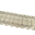thumbnail image 2 of Crochet Lace Table Runner Rectangular Floral Home Dining Table Dresser Décor  Rustic Wedding Bridal Shower Tabletop Cover, 2 of 6