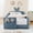 Baby Blue + Boucle + Cute, variant on Twin Size Upholstered Platform Bed with Cute Rabbit Ear Shaped Headboard, with Safety Rail and Pocket, Boucle Fabric, Sky blue